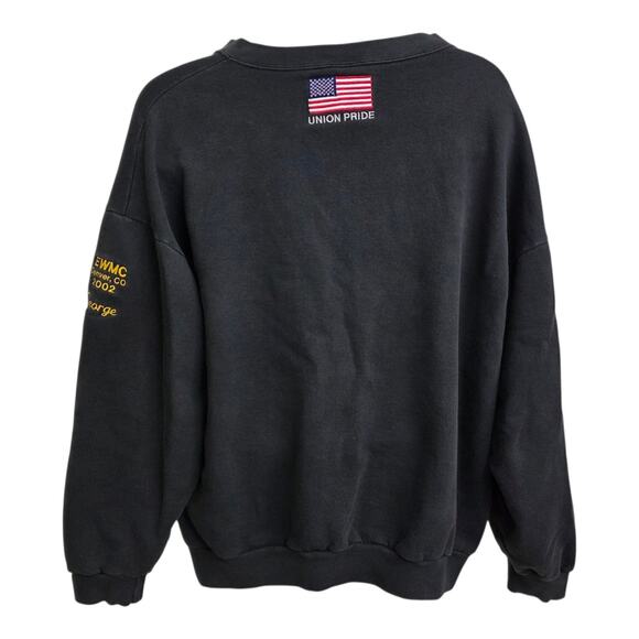 Y2K Los Angeles Local 11 Electrician Union Workers IBEW Pullover Sweatshirt 2XL - Picture 4 of 8